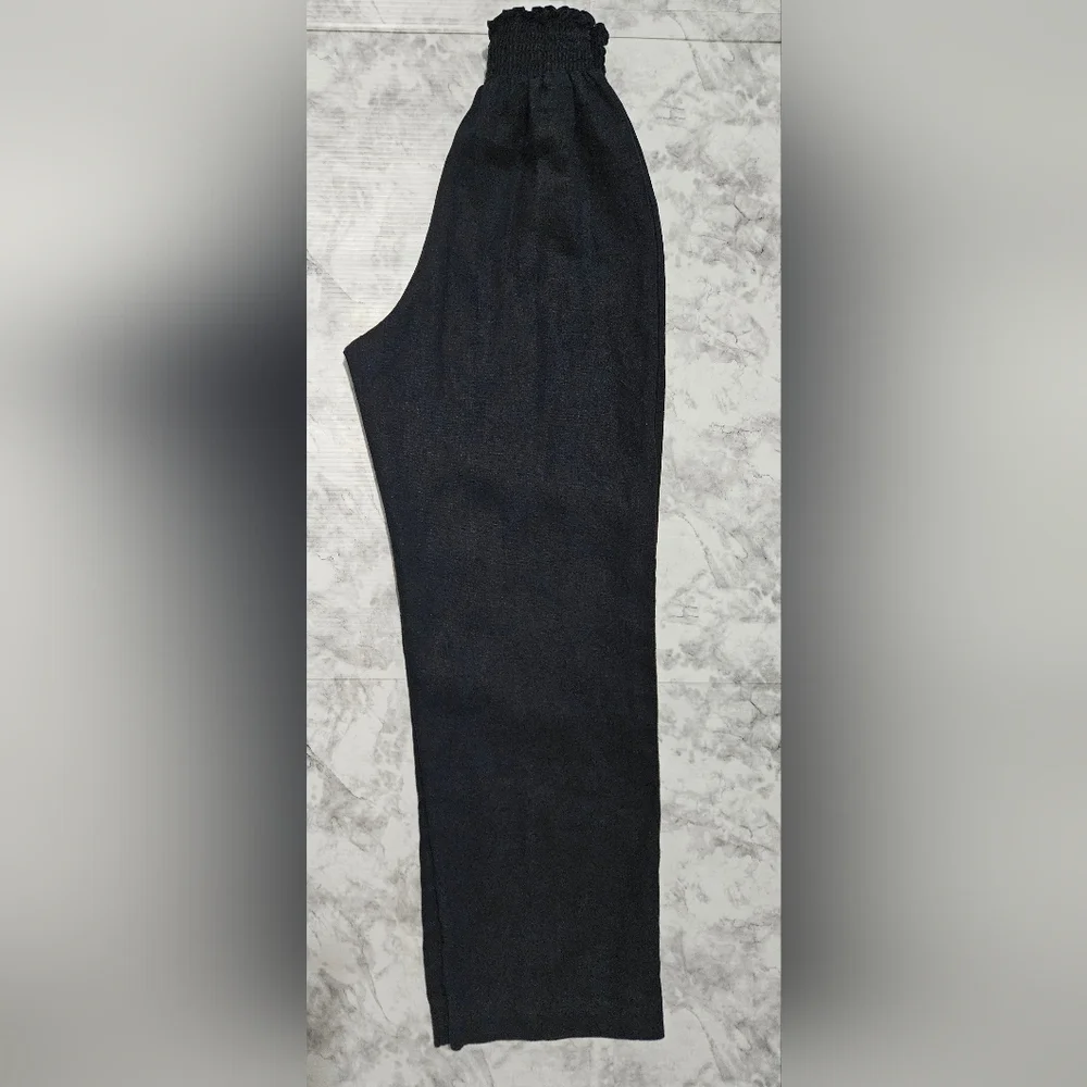 REFORMATION Mora Linen Effortless Summer Chic Crop Top & Wide Leg Pants SIZE XS.